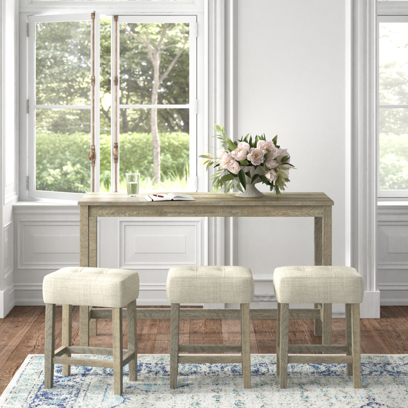 Kelly Clarkson Home Connor 3 Person Counter Height Dining Set